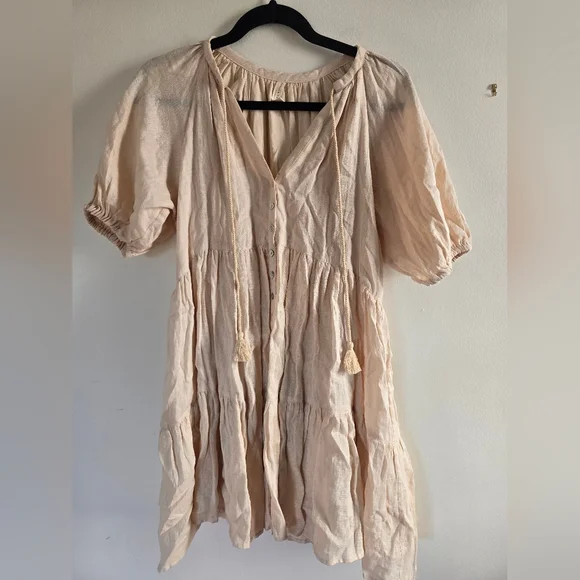 spell sunday linen mini dress Spell | Dresses | Spell Sunday Linen Mini